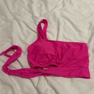 One Shoulder Tie Bikini Top